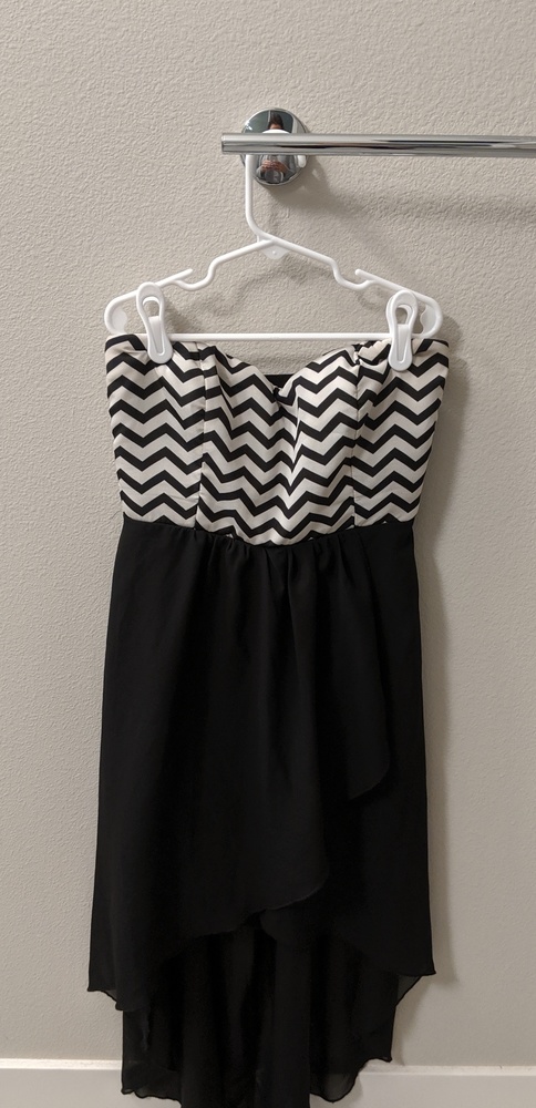 Strapless High low dress